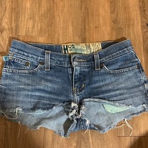 Hollister jean shorts